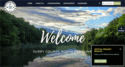 Desktop Screenshot of co.surry.nc.us